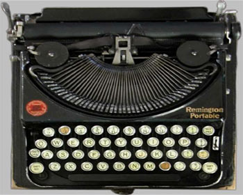 Typewriter, Remington Portable