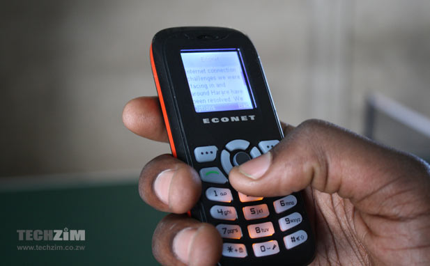 Mobile Phone - SMS - Zimbabwe