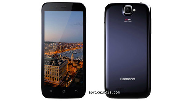 The Karbonn Titanium S5, one of the Karbonn products now available to civil servants on credit