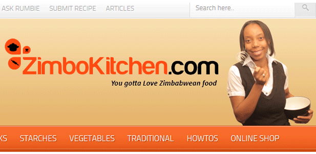 New look ZimboKitchen home page
