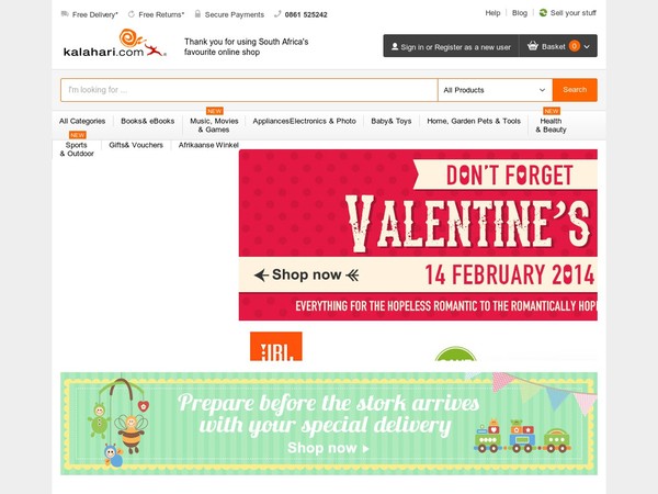 Kalahari Homepage