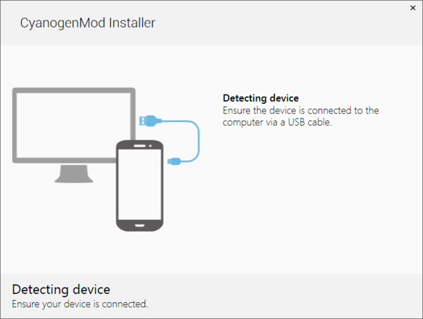 The latest CyanogenMod installer is a completely clicking affair.