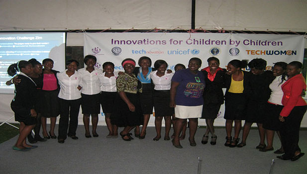 Some of the participants at Technovation Challenge. Image Credit- Mobile Learning Zone