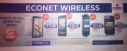 Econet advertises low end smartphone deals at $10 & $15 over 24 mnths