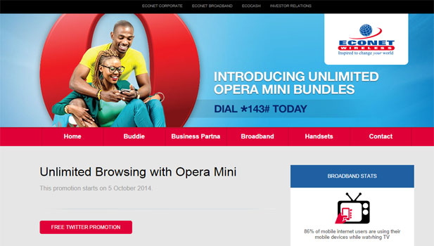 Econet Opera Mini