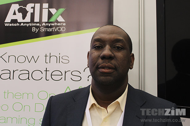 Nyasha Mutsekwa after speaking to Techzim at AfricaCom