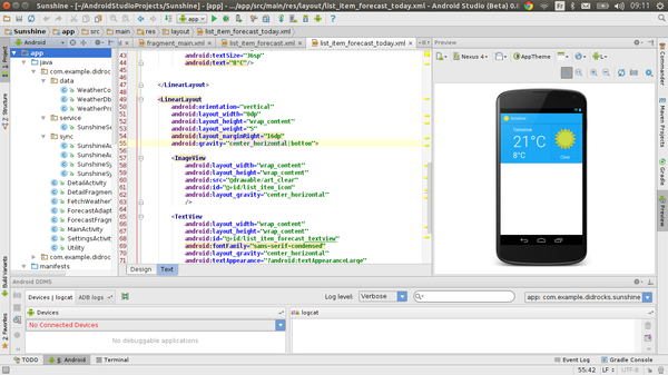 The Developer Center in Action