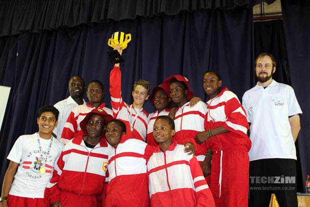 The Dragons, winners of FIRST LEGO League Zimbabwe 2014