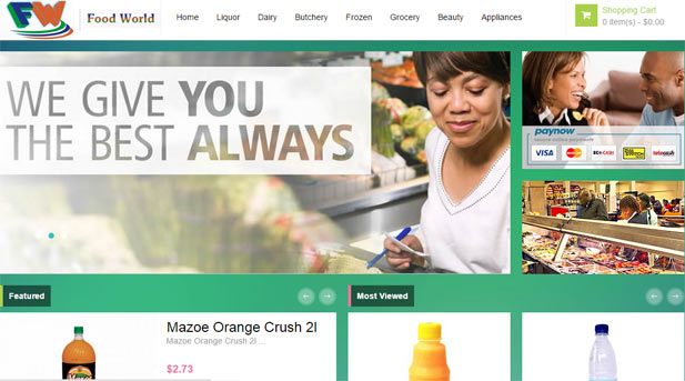 World food online shop store