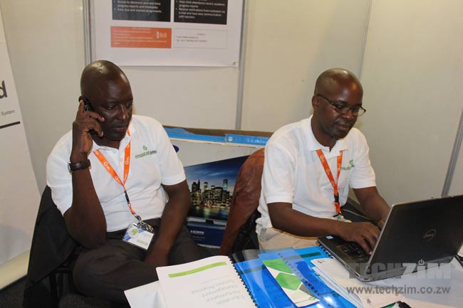 Samson Chauruka and Kuda Mafutah, part of the Mustard Seed team