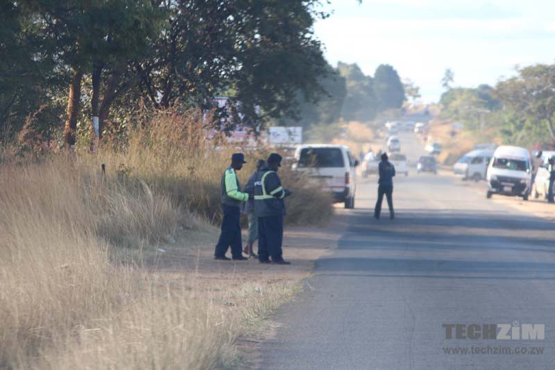 Zimbabwean Police, ZRP, Roadblock