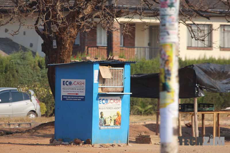 EcoCash agents, mobile money