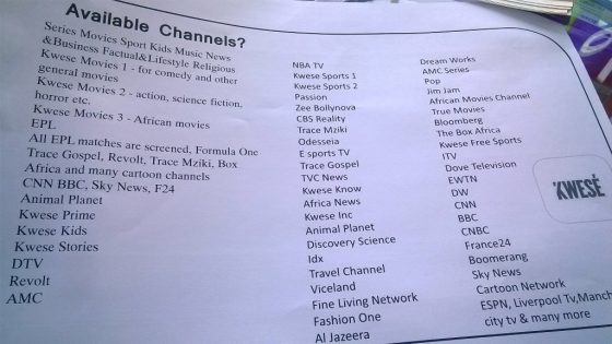 Kwese Channels