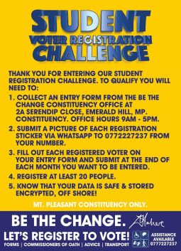 Student Voter Registration Challenge