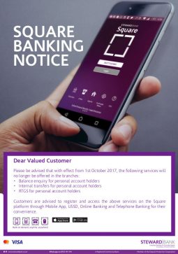 Steward Bank Notice
