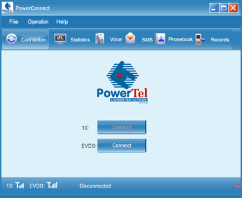 PowerConnect Dialog
