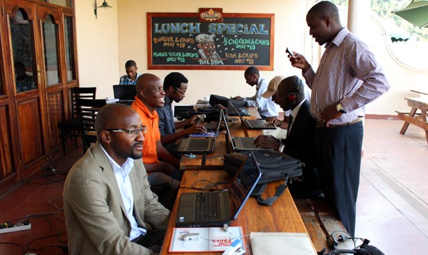 Zimbabwean Developers at a meetup
