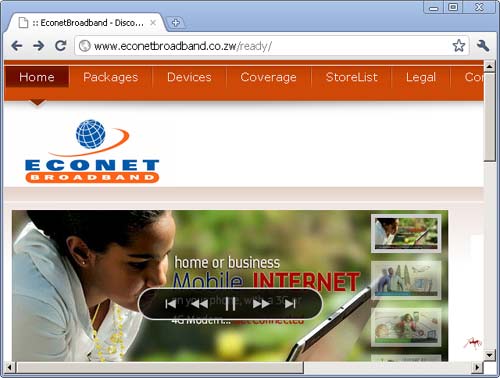 Econet Broadband Site