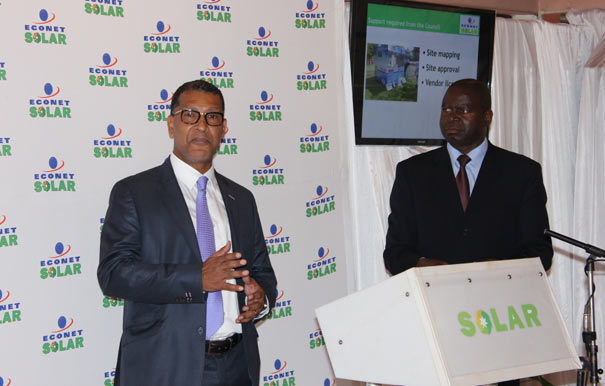 Luc Tanoh -Econet Solar chief executive Luc Tanoh -Econet Solar chief executive
