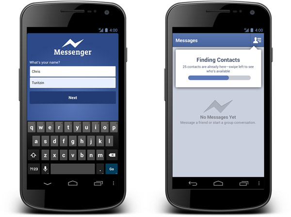 New Facebook Messenger for Android