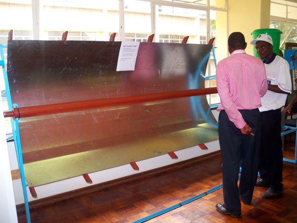 a solar parabolic trough a solar parabolic trough