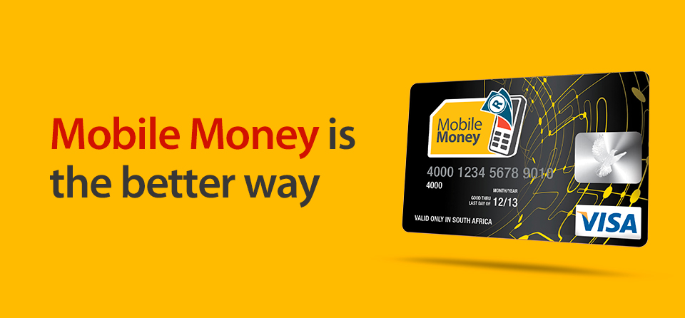 MTN Mobile Money Visa payments card allowing Zimbabweans to send money home cheaply