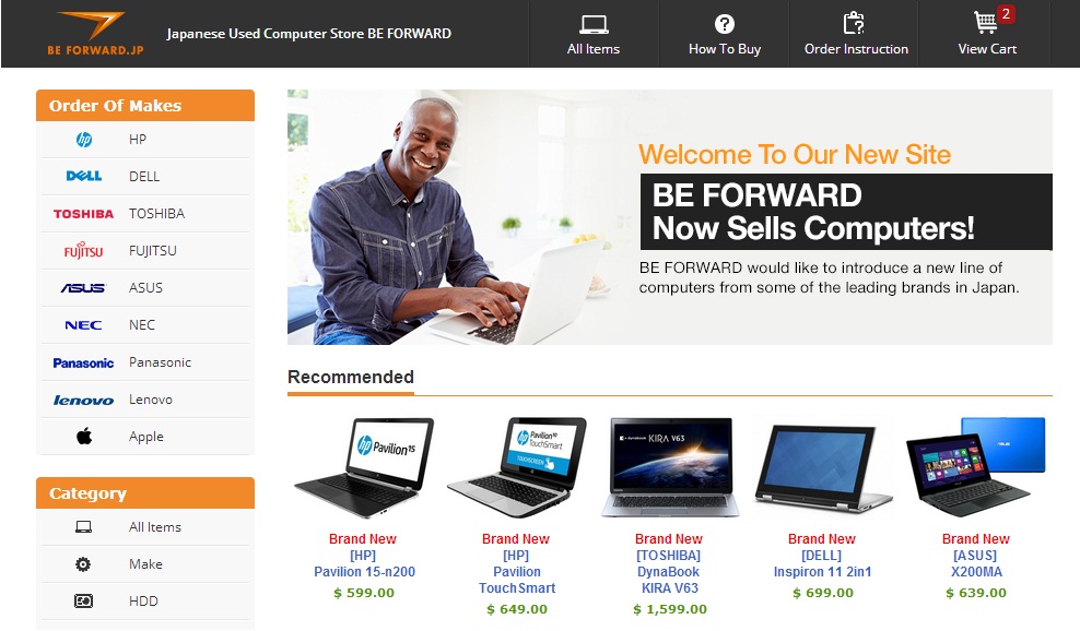 BeForward Computers Home Page