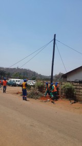 Liquid Telecom Overhead Fibre Zimbabwe