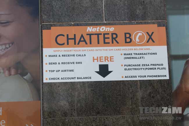 NetOne Chatterbox, Call box, NetOne, Zim Telecoms, Chatterbox,