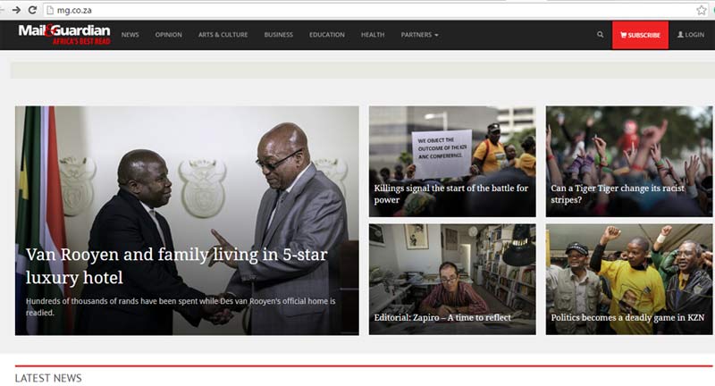 African Media, Online News, M&G Africa,