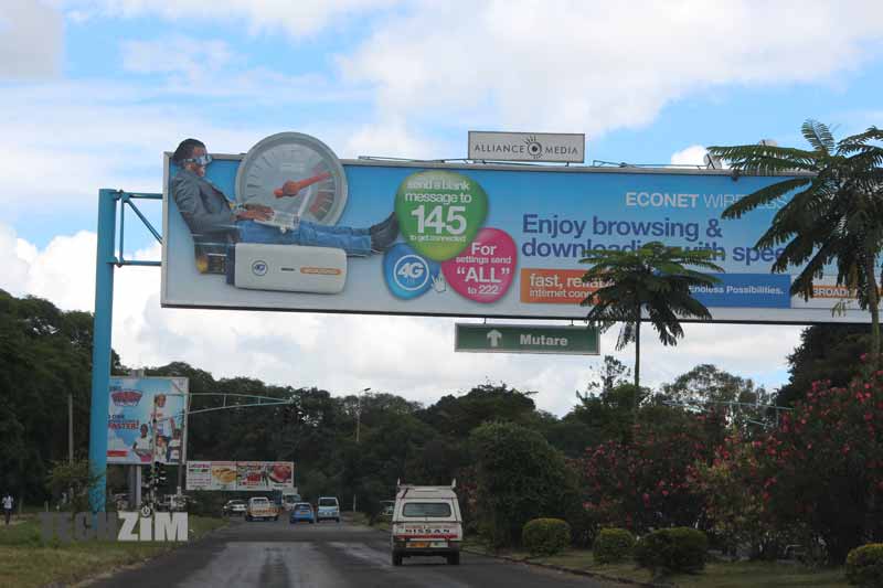 Internet in Zimbabwe, mobile