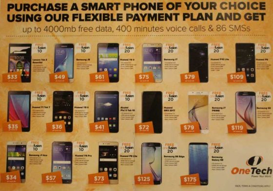 NetOne launches OneTech to bring you smartphones with free ...