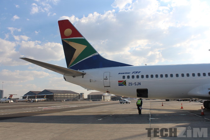South African Airways plane