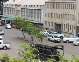 Army presence in Harare city Centre