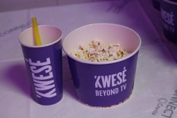 Kwese branded popcorn packaging
