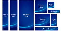Online advertising banner visual design