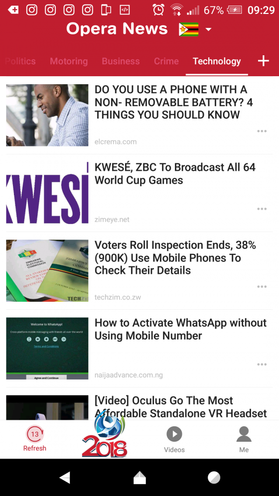 Get All Your News Updates In One Place Using The Opera News App Techzim