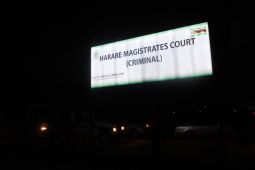 Harare Magistrate Court billboard