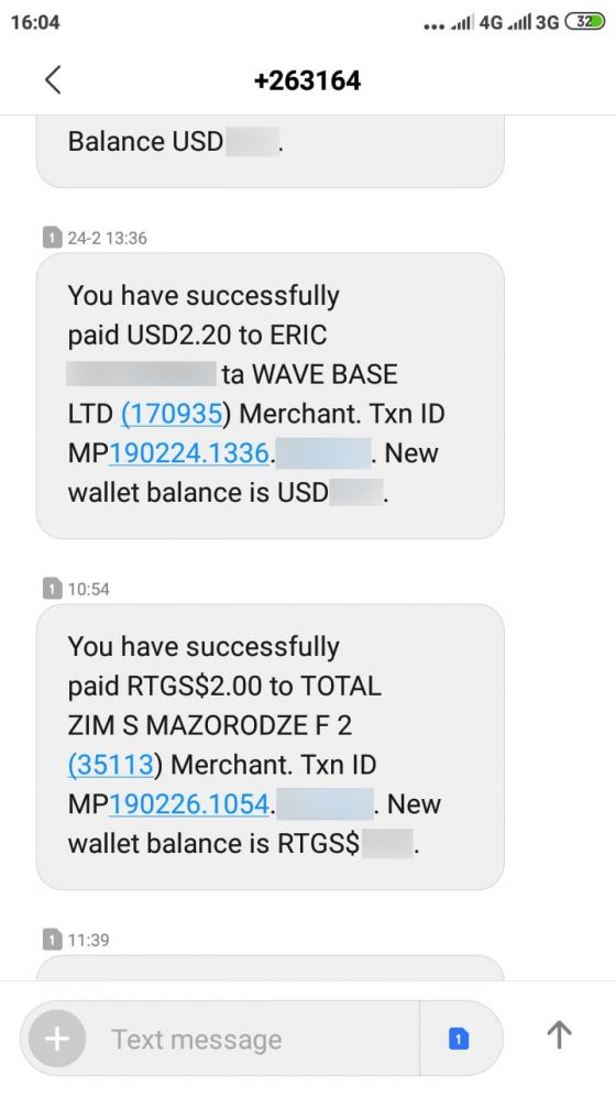#Picture: Ecocash Updates Prefixes In Transaction SMS: Changes Them ...