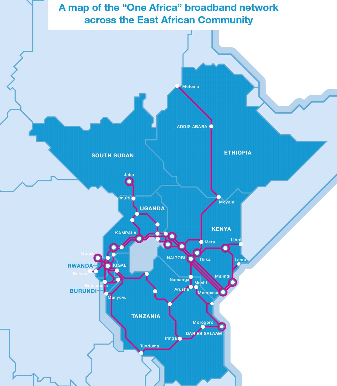 Liquid Telecom Fibre Coverage Map Liquid Telecom Rolling Out South Sudan's First Fibre Network - Techzim