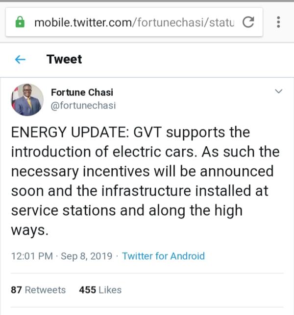 Govt About To Introduce Electric Vehicles Incentives Soon Energy