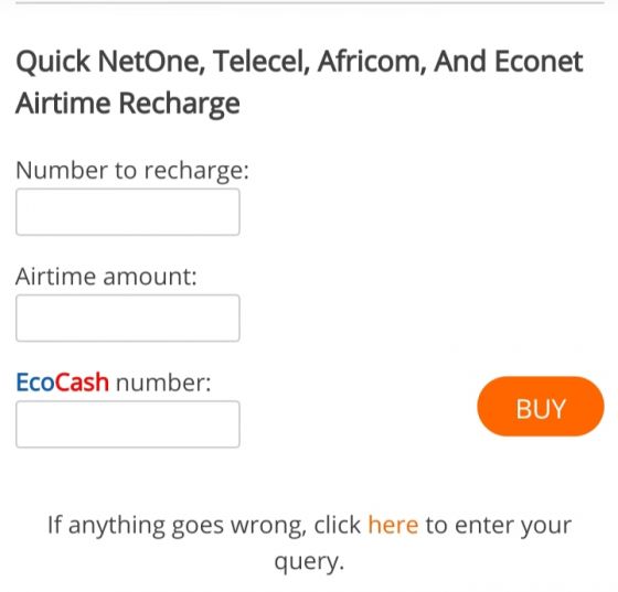 4 Ways To Easily Buy Telecel & Netone Airtime With EcoCash Techzim