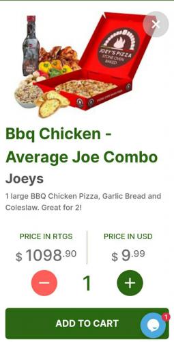 Joey's Pizza app