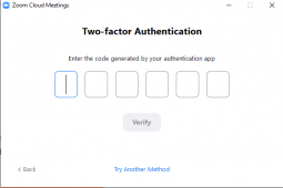zoom two-factor authentication