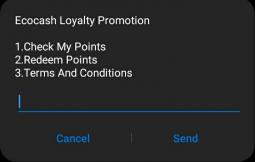 redeem EcoCash Reward points