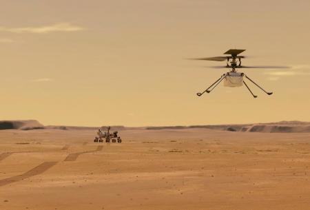 NASA flies Helicopter on Mars