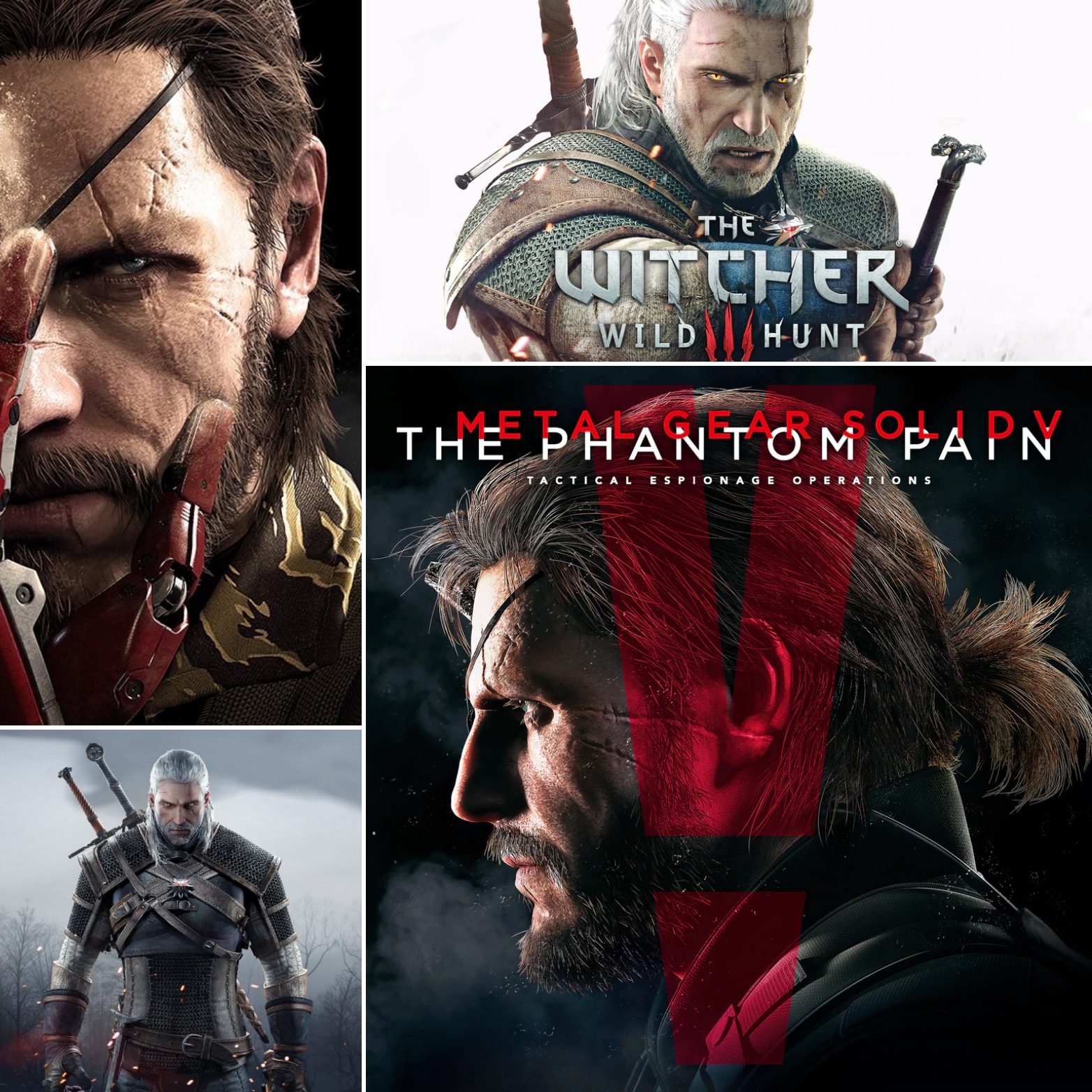 Witcher 3 & Metal Gear Solid V Games Giveaway artwork