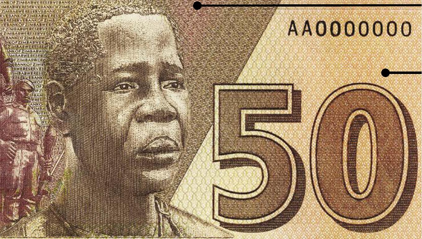 ZWL $50 note