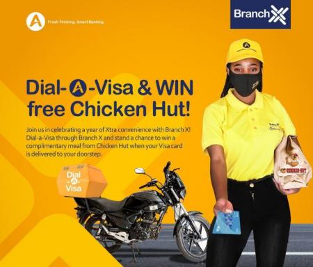 BancABC Chicken Hut, Dial-A-Visa, Prepaid USD card