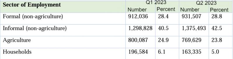 Zimbabwe unemployment rate at 19.7% but only 19.9% of rural women